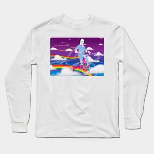 Lisa Frank Stylized Jigsaw Mashup Long Sleeve T-Shirt